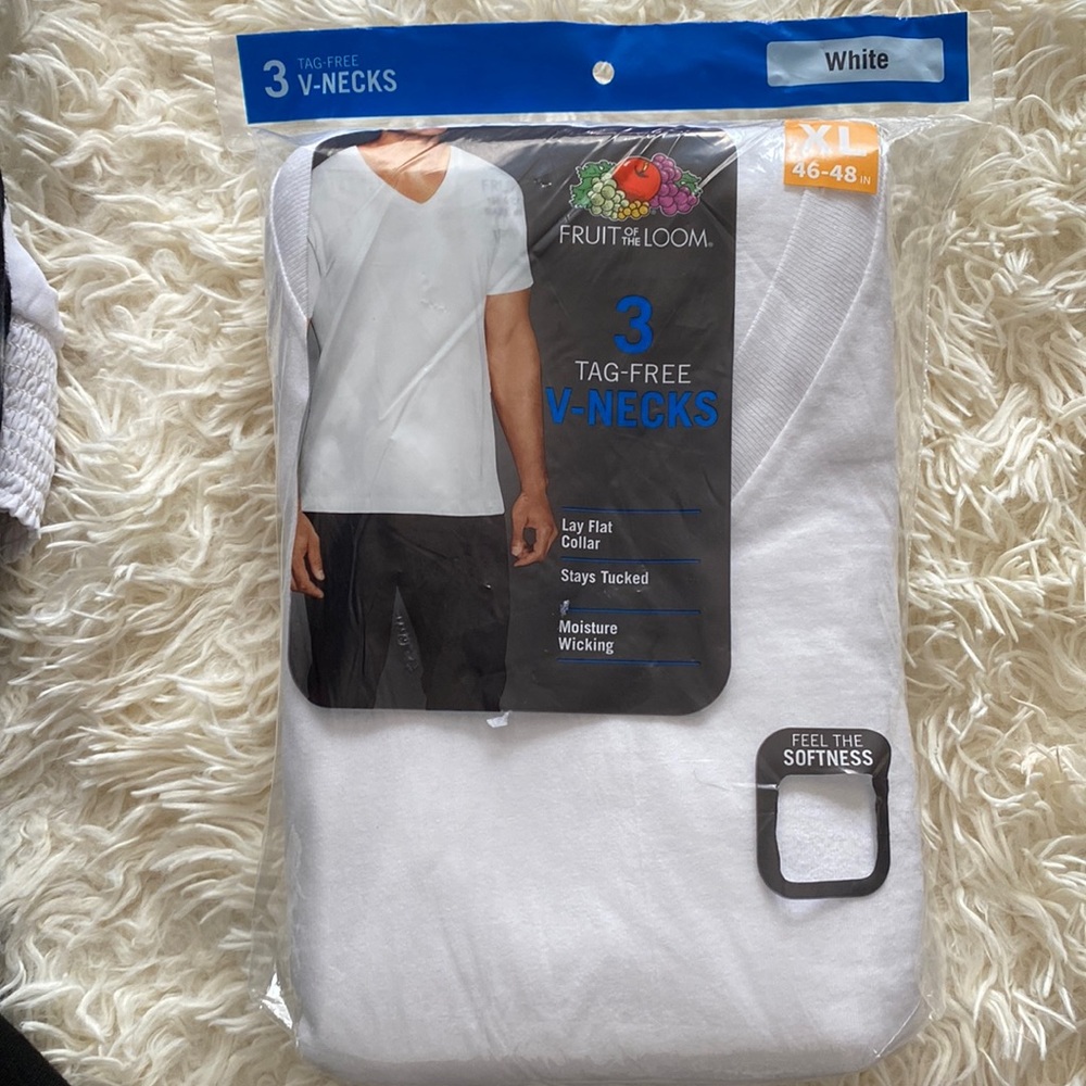 Mens V neck white Tshirts